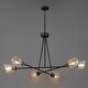 preview thumbnail 3 of 3, Maxim 26266SS Keppe 6 Light 48" Wide Chandelier