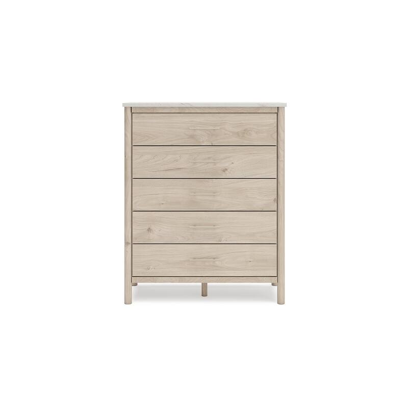 Signature Design by Ashley Cadmori Beige/White Chest of Drawers