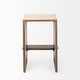 preview thumbnail 24 of 29, Aida Natural Brown Solid Wood Bar Stool