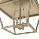 preview thumbnail 6 of 12, Hunter Laurel Ridge 4-Light Flush Mount Ceiling Light - Entry, Hallyway, Bathroom - Modern Farmhouse, Industrial - Damp Rated!