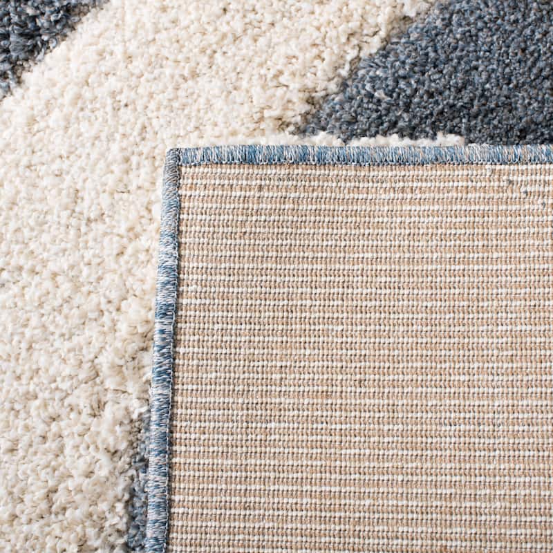 SAFAVIEH Florida Shag Rositha Abstract 1.2-inch Thick Rug
