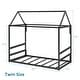 preview thumbnail 3 of 6, Kids House Bed Playhouse Metal Bed Frame for fun children's bedroom, Twin Size, Easy Assembly🛍️🛒
