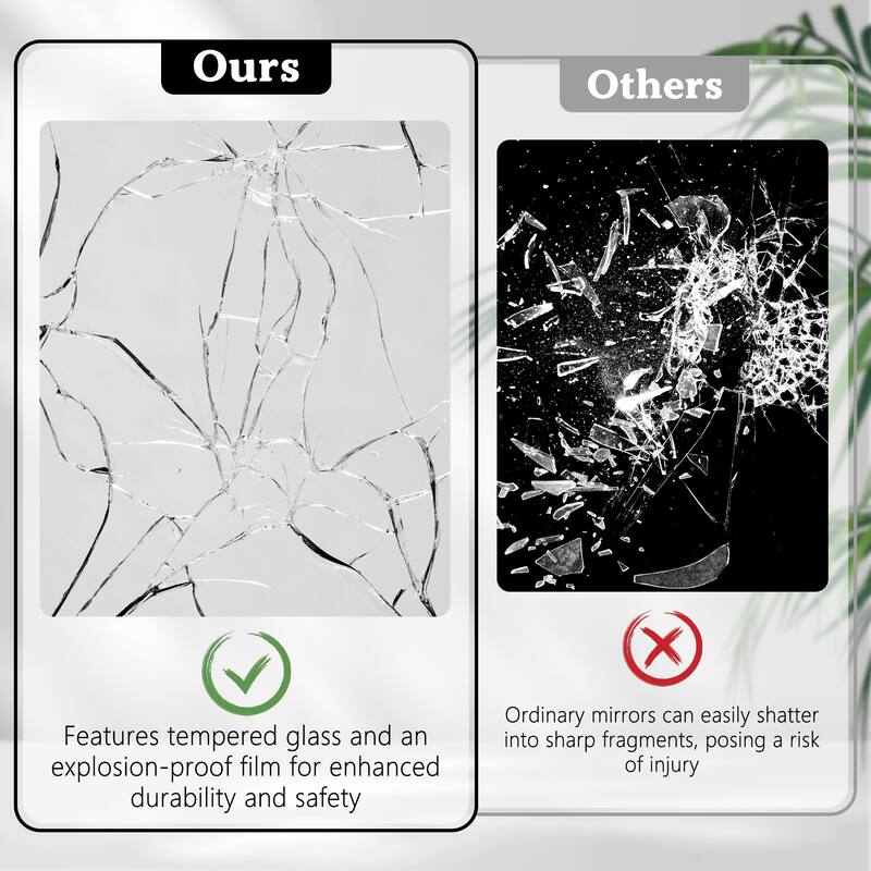 Gourd-Shaped Aluminum Alloy Framed Wall Mirror Asymmetrical Irregular Wall Mirror