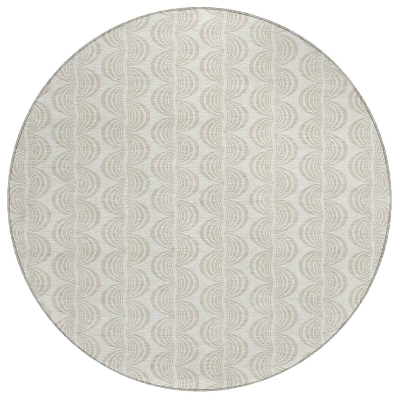 HomeRoots Ogee Transitional Rectangle Outdoor Rug