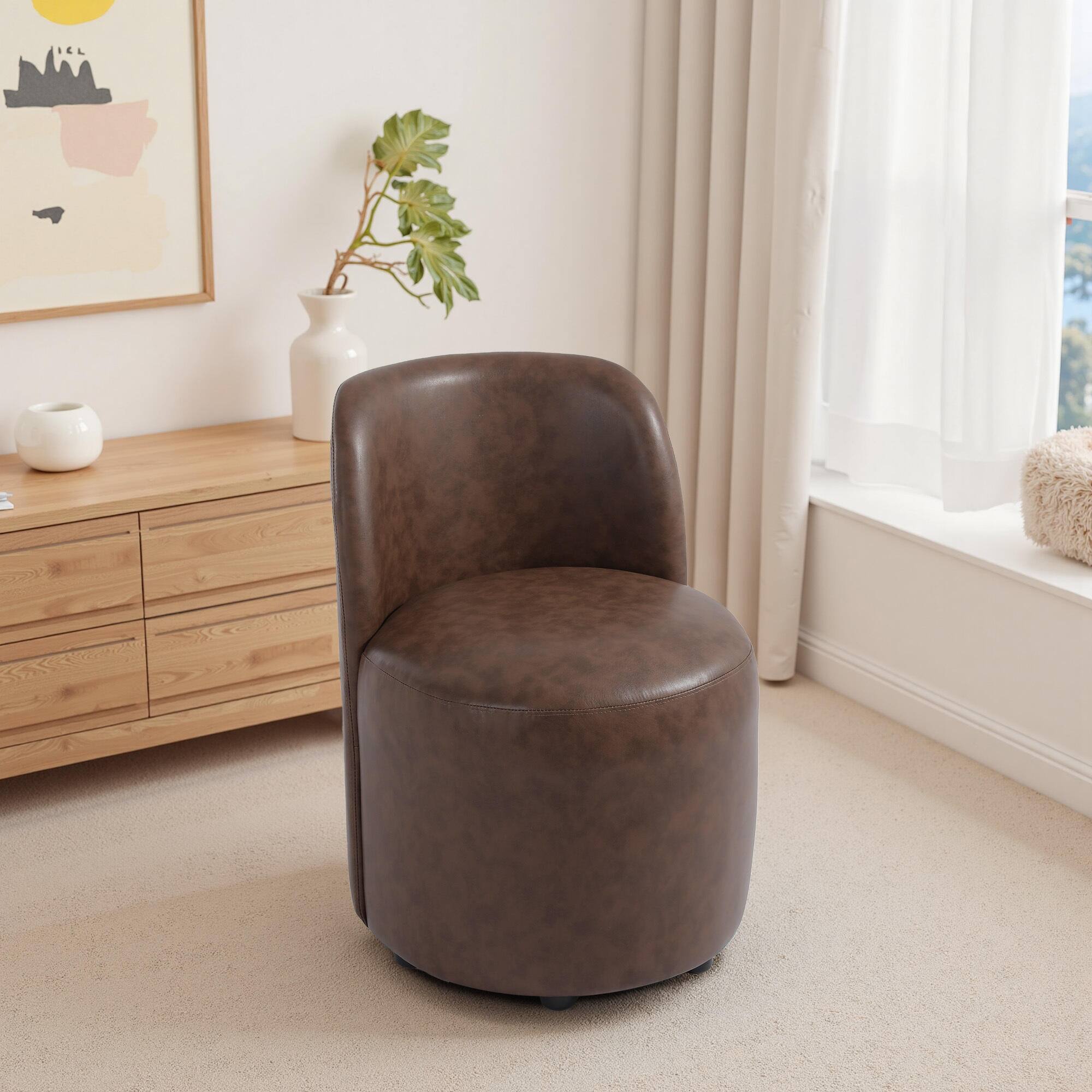 Option Brown-Vegan Leather