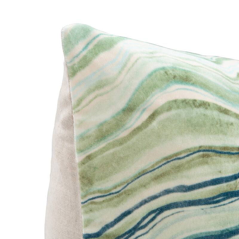 Villa by Classic Home Zircon Velvet Cotton Throw Pillow