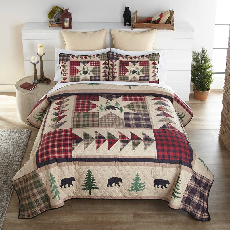 Donna Sharp Forest Point 3PC Quilt Set