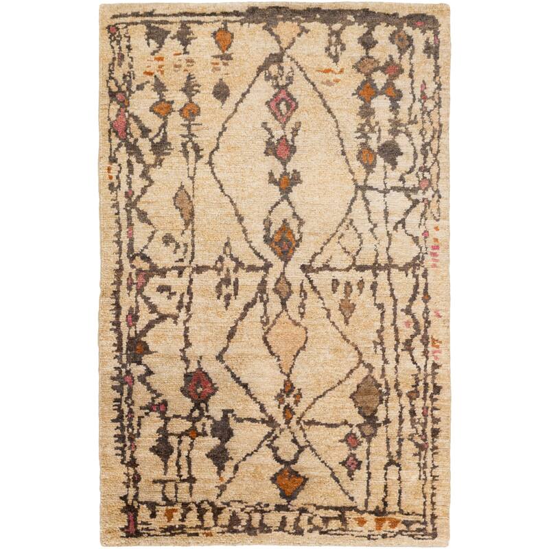 The Curated Nomad Roberto Jute Area Rug - 6' x 9' - Brown