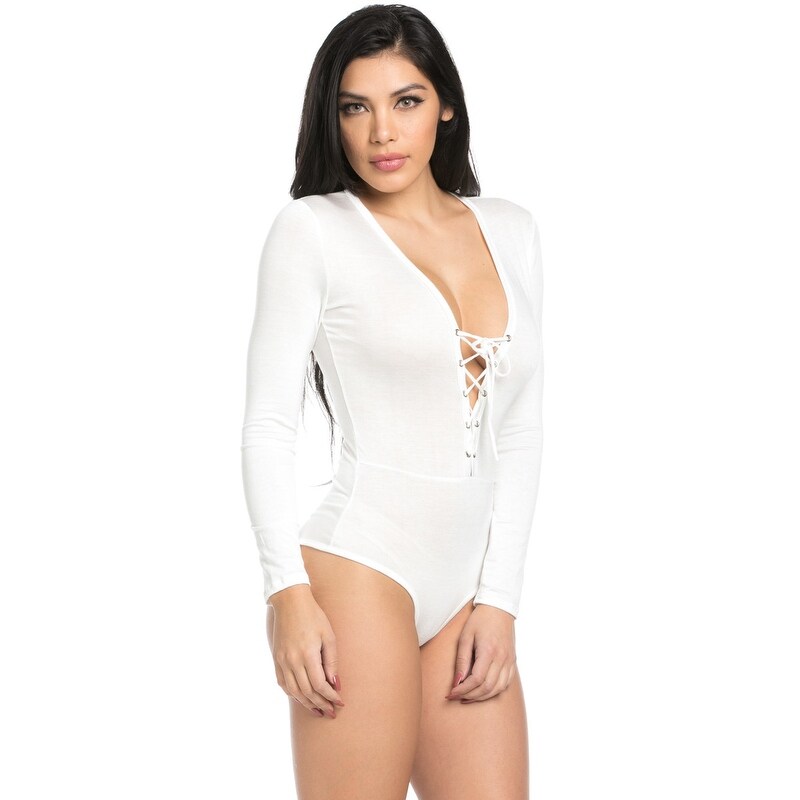lace up jumpsuit