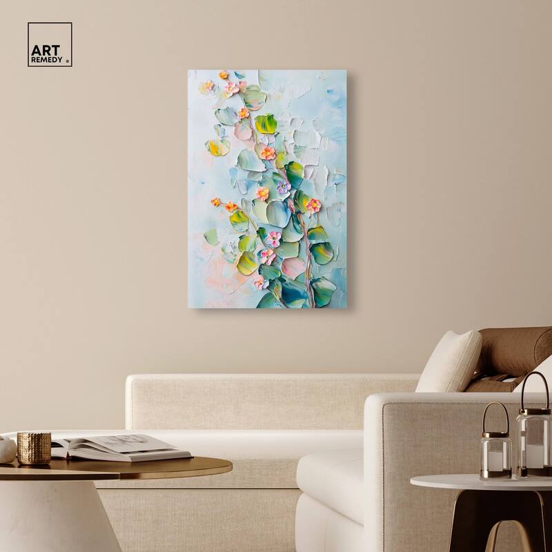 Textured Tendrils I Canvas by Art Remedy, Gallery Wrapped