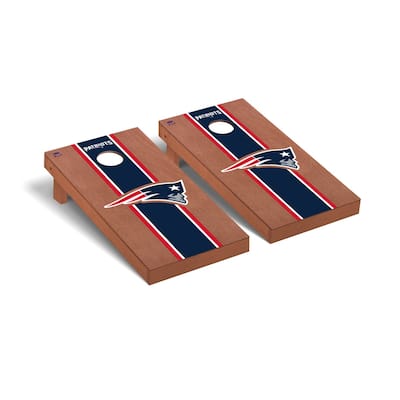 New England Patriots NFL Football Rosewood Cornhole Board Set 2