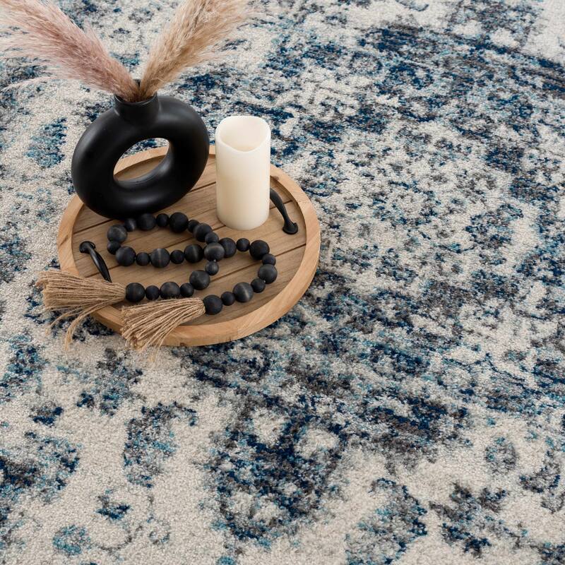 Hauteloom Istanbul Collection Vintage Oriental Traditional Medallion Area Rug