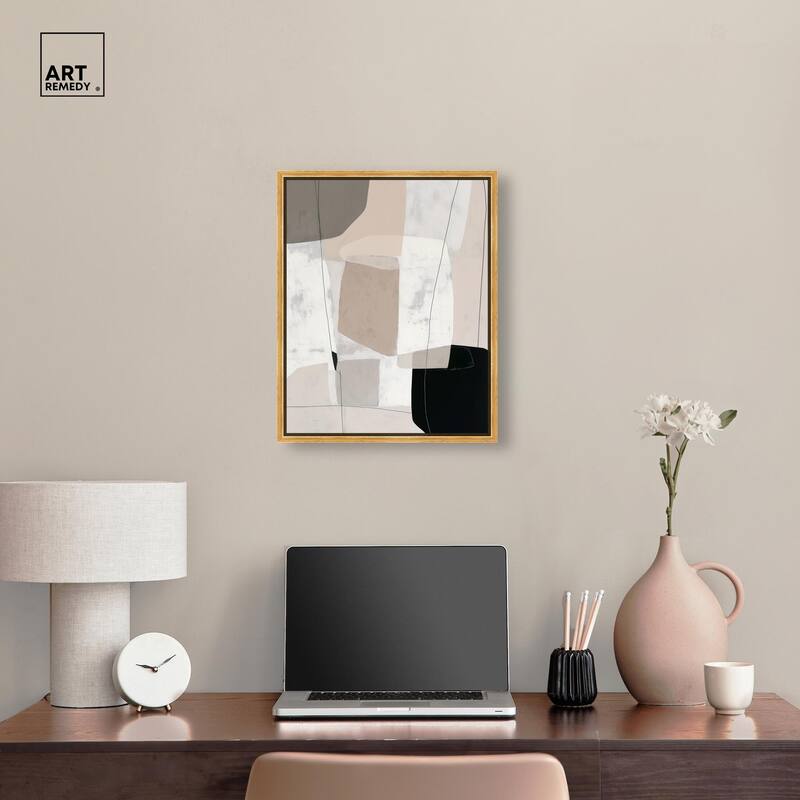 Neutral Forms I Canvas by Art Remedy