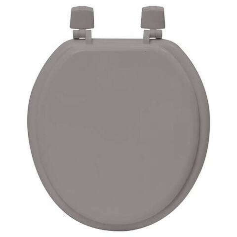 Round Molded Wood Toilet Seat 17 Inches