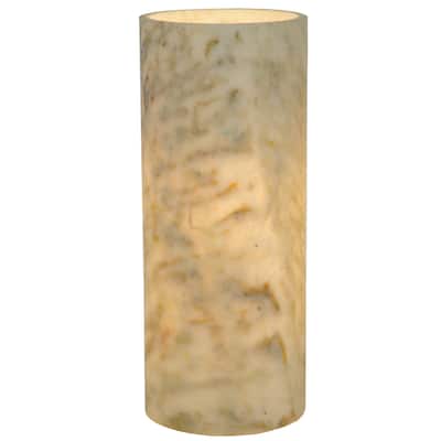 4 In. Wide Cylindre Light Green Jadestone Shade
