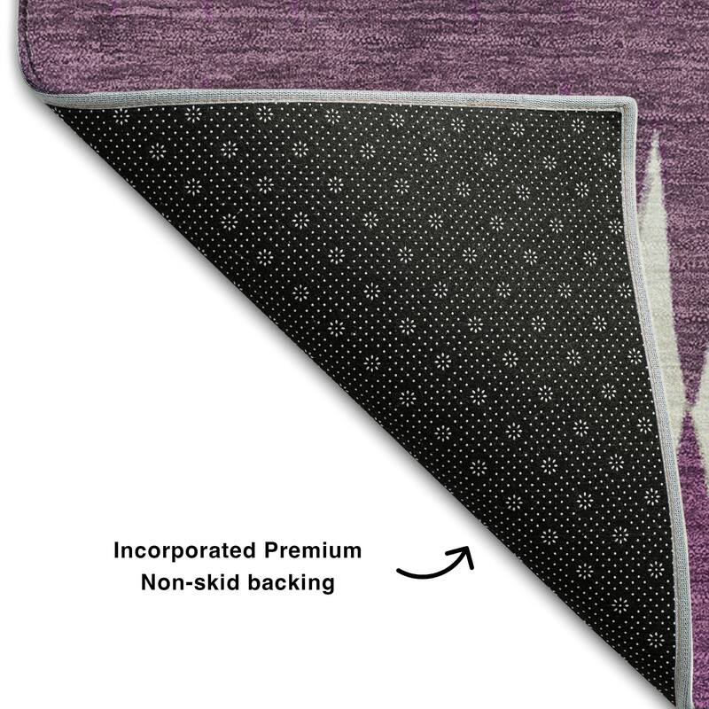 Premium Washable Super Soft Modern Ziggy Mayfield Rug
