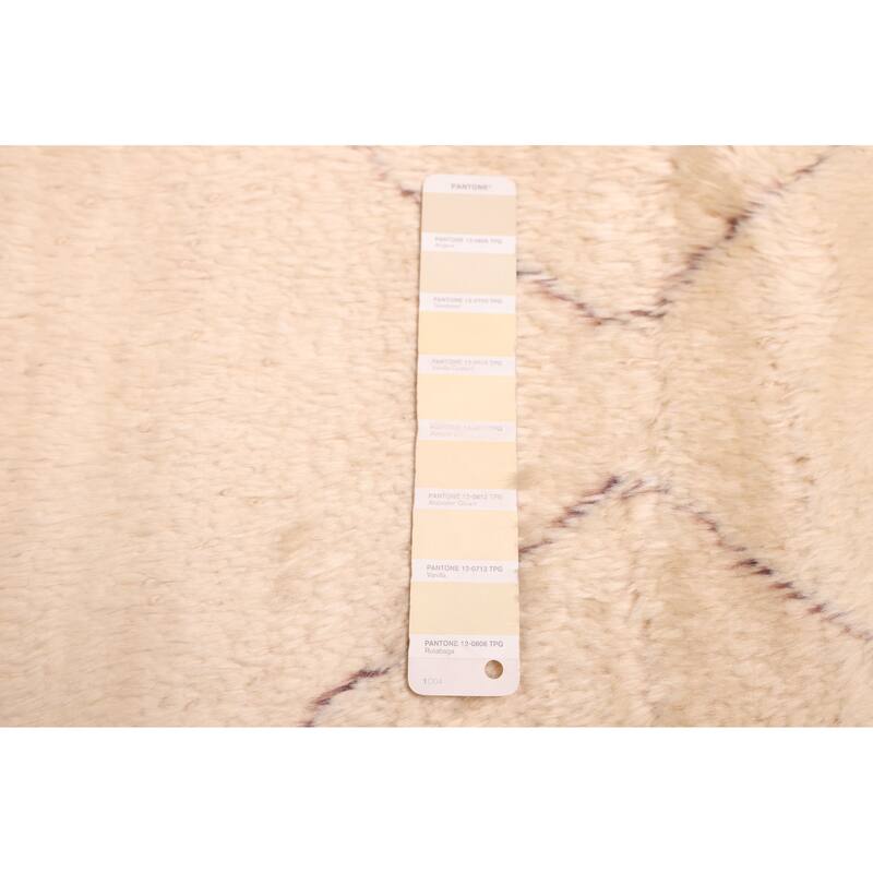 ECARPETGALLERY Hand-knotted Pak Finest Marrakesh Cream Wool Rug - 4'2 x 6'0