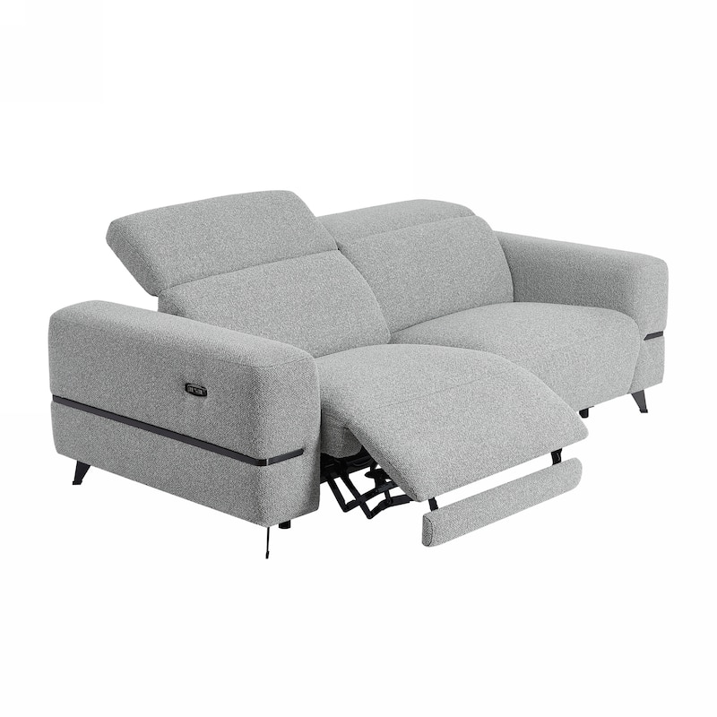 84"W Upholstered Power Reclining Sofa For Living Room