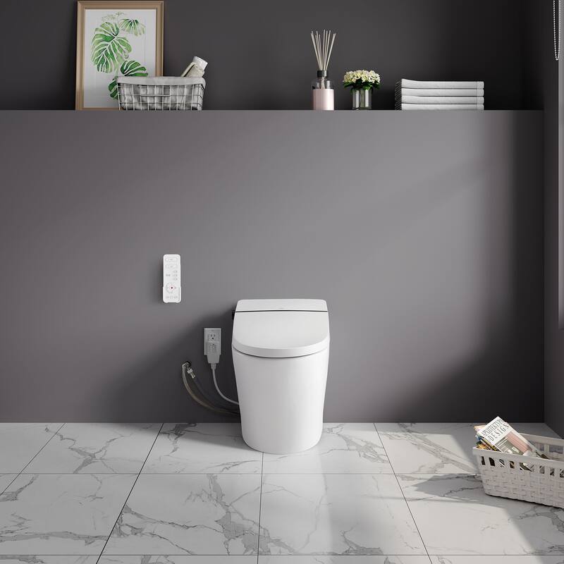 Ove Ella Dual-Flush Smart Bidet Toilet with Built-in Tank