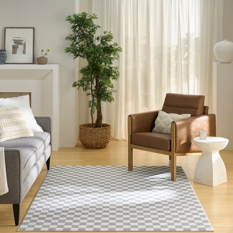 Nourison Serenity Home Indoor only Geometric Area Rug