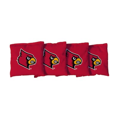 Louisville Cardinals Red Cornhole Bags