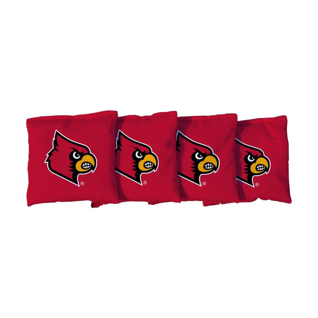 Louisville Cardinals Red Cornhole Bags