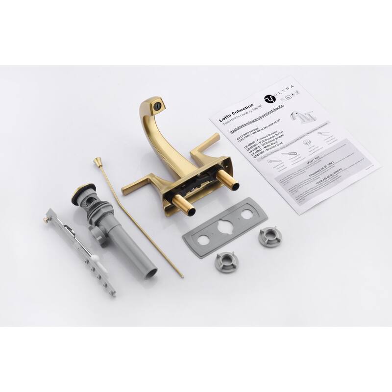 Ultra Faucets Lotto Collection Two-Handle 4" Centerset Lavatory Faucet