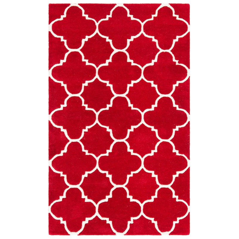 SAFAVIEH, Handmade Chatham Caisa Modern Moroccan Wool Rug