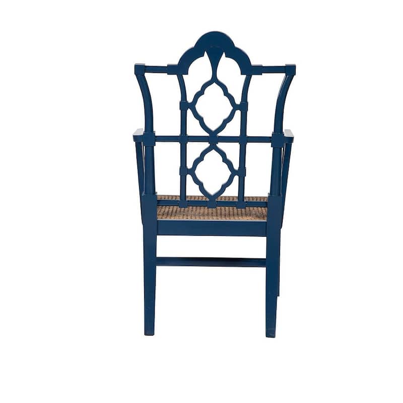 Italian Ivory Arm Chair, Mahogany