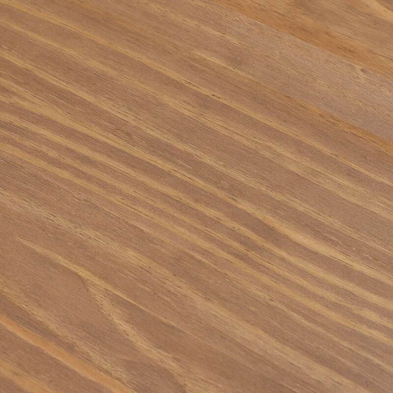 Plank and Beam Contour Solid Wood Round Dining Table - 47"