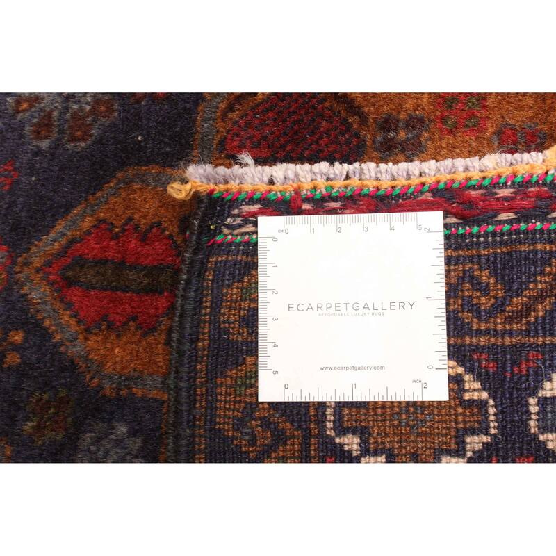 ECARPETGALLERY Hand-knotted Teimani Dark Navy Wool Rug - 2'8 x 3'7