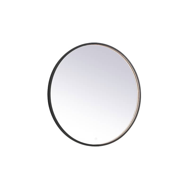 Indigo Home 36 inch LED mirror with adjustable color temperature - Black