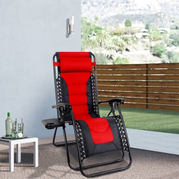 Gravity chair store folding side table
