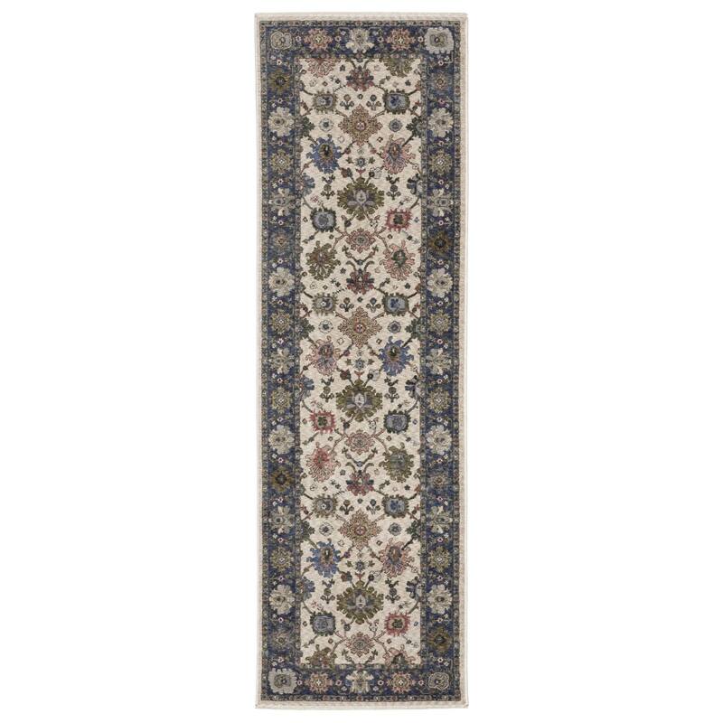 HomeRootsFloral Traditional Runner Area Rug