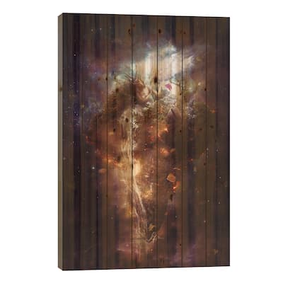 Empathy Print On Wood by Mario Sanchez Nevado - Multi-Color