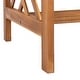 preview thumbnail 26 of 117, SAFAVIEH Fontana 4-piece Acacia Solid Wood Outdoor Conversation Patio Set