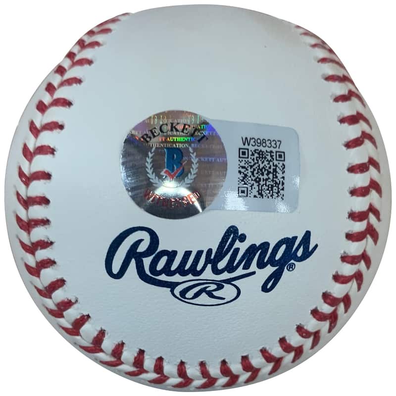 Scott Rolen Autographed Hall of Fame HOF Logo Signed Baseball Beckett COA With UV Display Case - 8'6" x 11'6"
