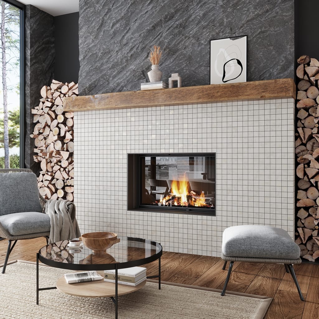 Apollo tile 12" x 12" Aureate Natural White Dove Porcelain Tile (7.62 sq ft/case) - 8 Pack
