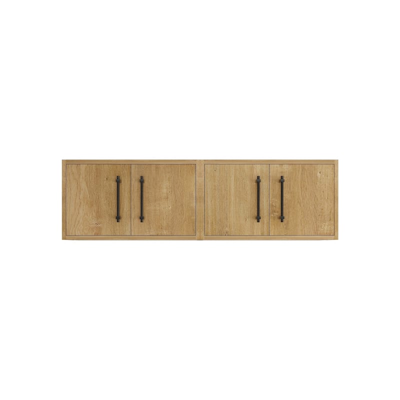 Victoria 48 Inches Top Cabinet Wall-Mounted - 47.5 - Oak Finish - Oak