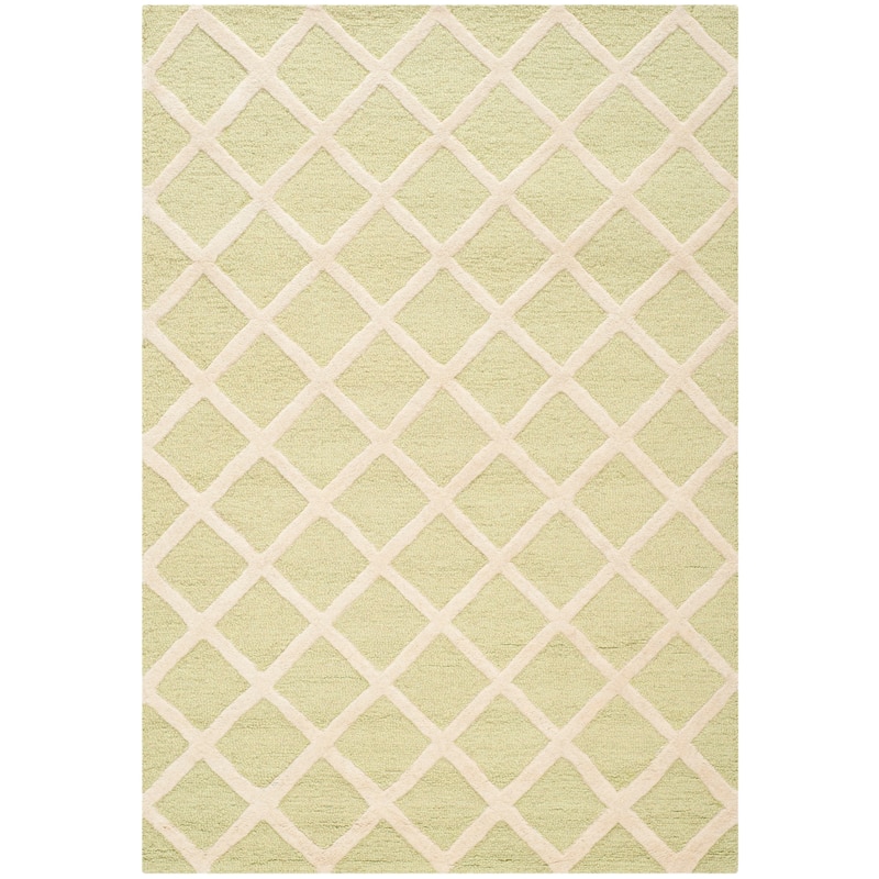 SAFAVIEH, Handmade Cambridge Siire Moroccan Trellis Wool Rug