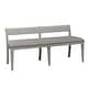 preview thumbnail 2 of 3, Farmhouse Reimagined Antique White with Chestnut Uph Bench