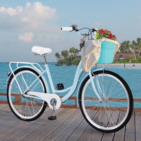 26-inch bicycle mountain bike Single Speed Comfort Beach Cruiser Bicycle Comfortable Bicycle For Women