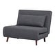 preview thumbnail 81 of 150, Tustin Upholstered Convertible Lounge/ Sleeper Chair