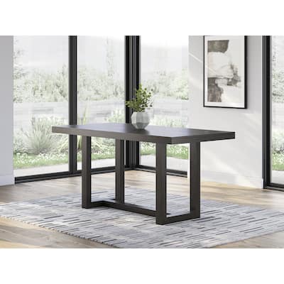 Signature Design by Ashley Neymorton Dark Brown Counter Height Dining Table - 36" W x 76" D x 36" H