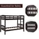 preview thumbnail 9 of 23, Twin over Twin Solid Wood Bunk Bed with Ladder & Fence