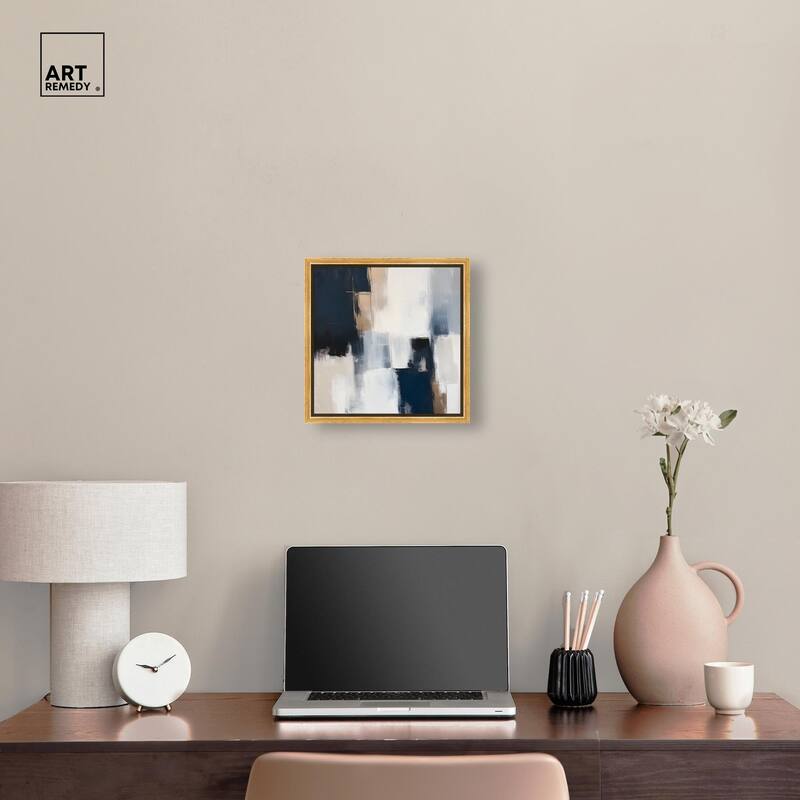 Blue Mood Depth II Canvas by Art Remedy