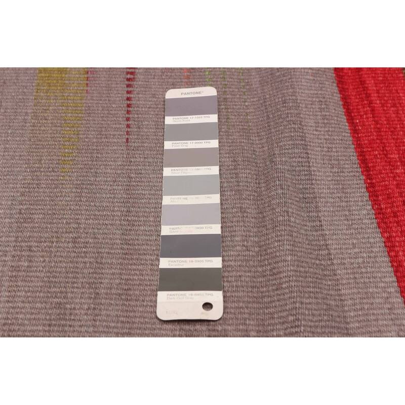 ECARPETGALLERY Flat-Weave Ankara FW Grey Wool Kilim - 9'10 x 12'10