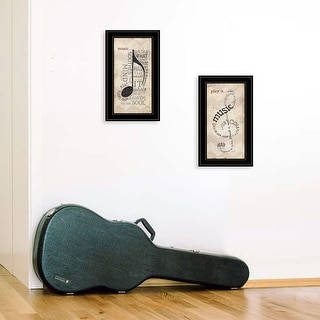 TrendyDecor4U Contemporary "Music"  2-Piece Vignette by Marla Rae