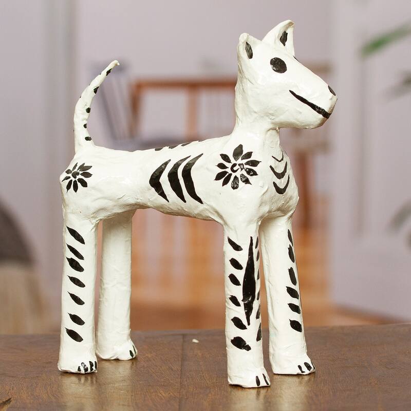 Novica Handmade Faithful In Death Papier Mache Figurine
