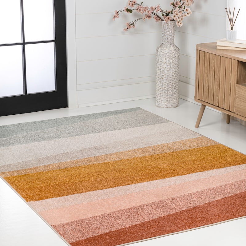JONATHAN Y Tobago Abstract Swirl Area Rug